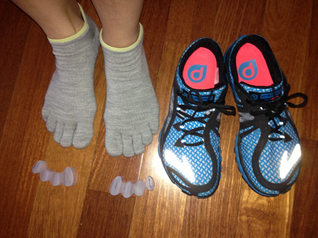 Correct toes Running in Muck